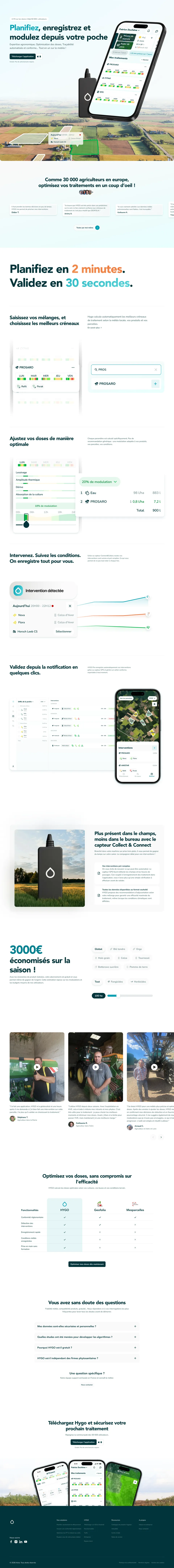 hygo.ag home page, full length
